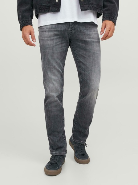 Jack & Jones Graue Herrenjeans mit gerader Passform Jack & Jones Tim