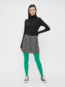 Pieces Schwarzes Damen-Basic-T-Shirt mit Rollkragen Pieces Sirene