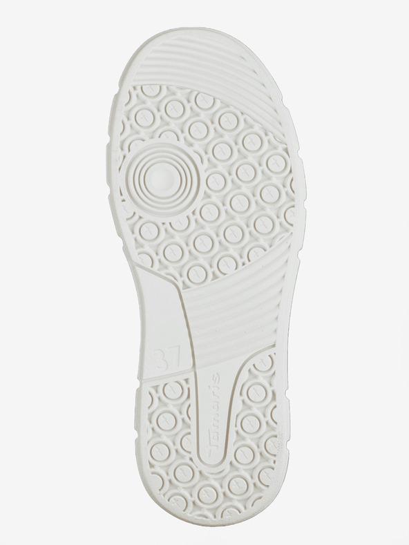 Tamaris Silberne Damen Plateau Sneakers Tamaris