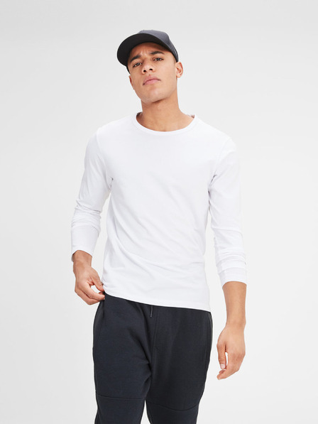 Jack & Jones Weißes Jack & Jones Herren-Basic-Shirt
