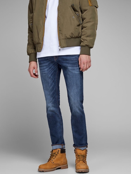 Jack & Jones Dunkelblaue Slim Fit Jeans Jack & Jones Tim