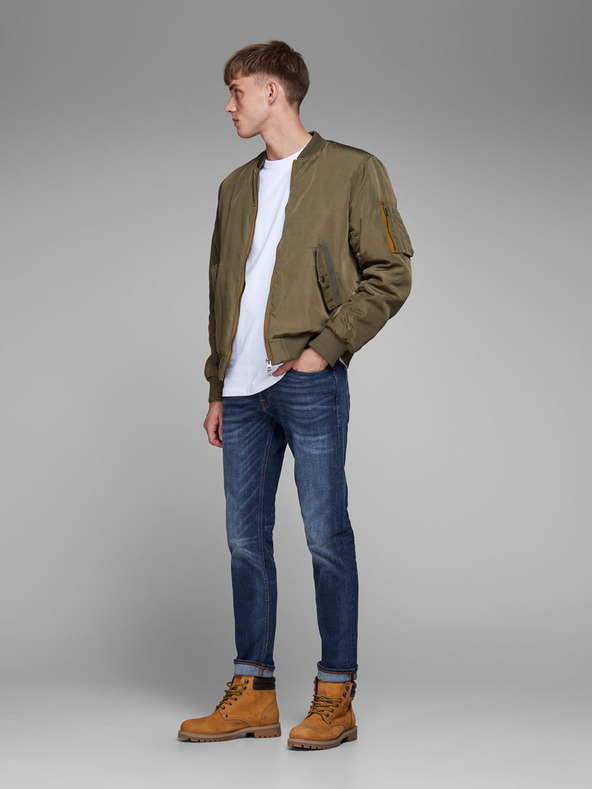 Jack & Jones Dunkelblaue Slim Fit Jeans Jack & Jones Tim