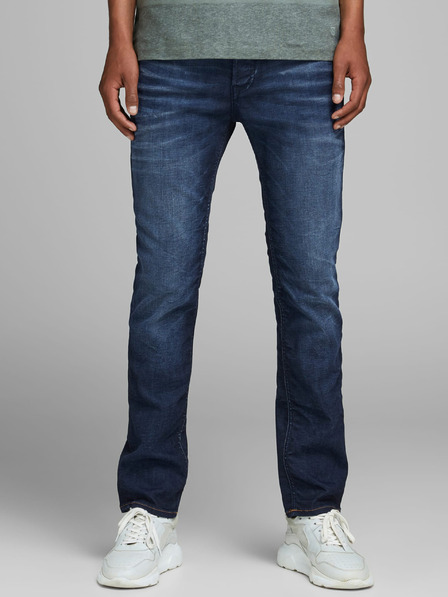 Jack & Jones Dunkelblaue Slim Fit Jeans Jack & Jones Tim