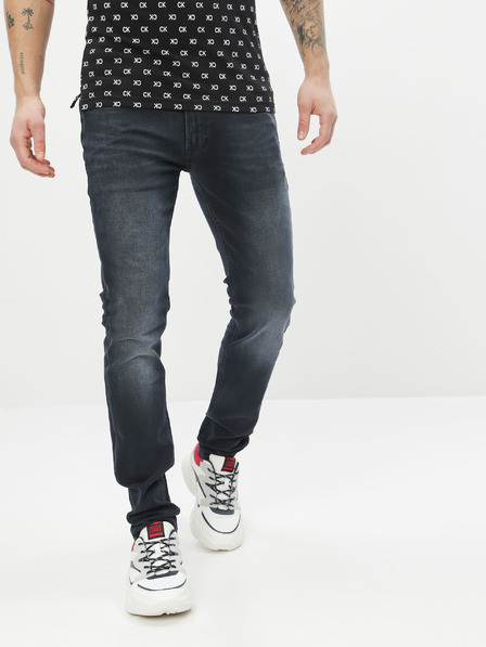 Jack & Jones Dunkelblaue Skinny Fit-Jeans Jack & Jones Liam