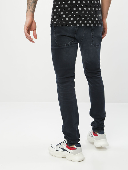 Jack & Jones Dunkelblaue Skinny Fit-Jeans Jack & Jones Liam