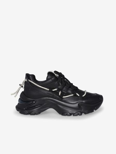 Steve Madden Schwarze Steve Madden Miracles Plateau-Sneakers für Damen
