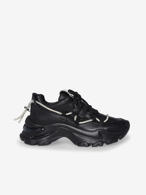 Steve Madden Schwarze Steve Madden Miracles Plateau-Sneakers für Damen