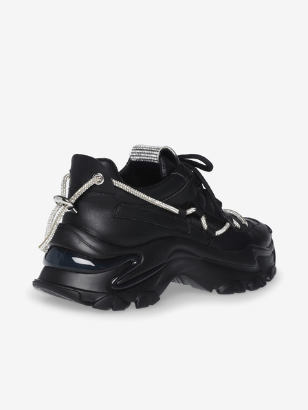 Steve Madden Schwarze Steve Madden Miracles Plateau-Sneakers für Damen