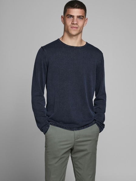 Jack & Jones Dunkelblaues Jack & Jones Leo-Sweatshirt