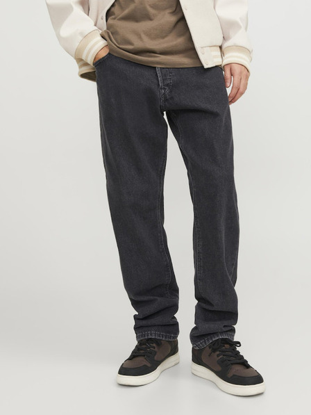 Jack & Jones Schwarze Straight Fit-Jeans für Herren Jack & Jones Chris