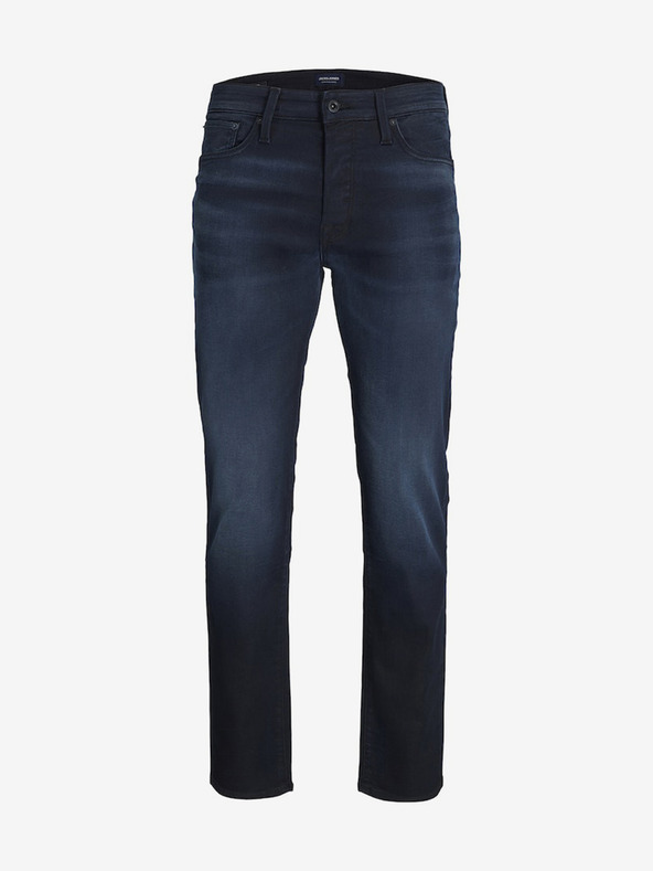 Jack & Jones Dunkelblaue Herrenjeans mit schmaler Passform Jack & Jones Glenn