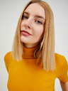 Orsay Gelber Damen Kurzarmpullover ORSAY