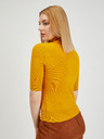 Orsay Gelber Damen Kurzarmpullover ORSAY