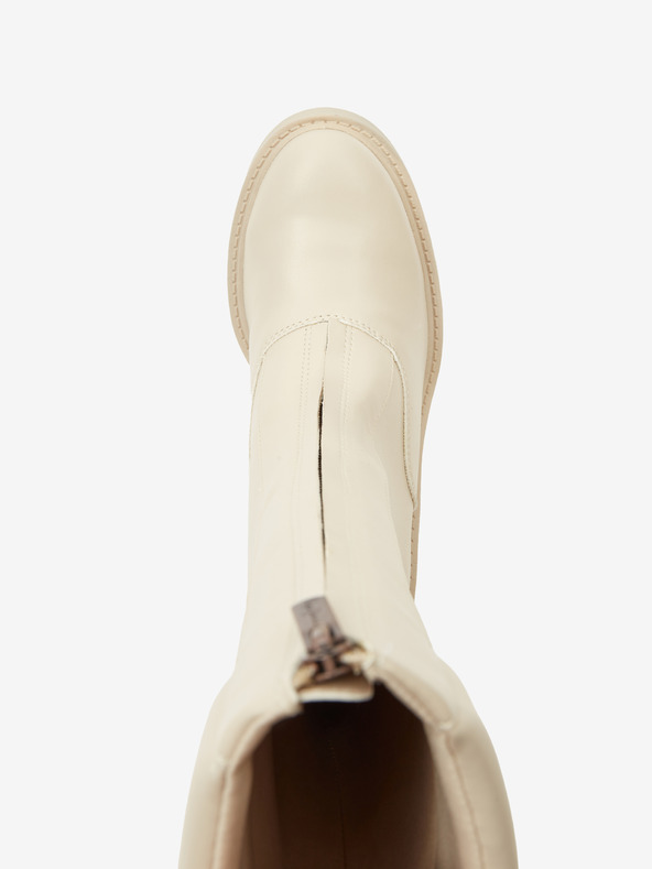 Pepe Jeans Cremefarbene Damenstiefel Pepe Jeans Boss