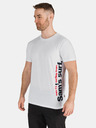 Sam 73 Weißes bedrucktes Herren-T-Shirt SAM 73