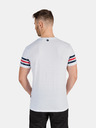 Sam 73 Weißes bedrucktes Herren-T-Shirt SAM 73