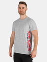 Sam 73 Hellgraues bedrucktes Herren-T-Shirt SAM 73