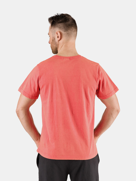 Sam 73 Rotes Herren-T-Shirt bedruckt mit SAM 73