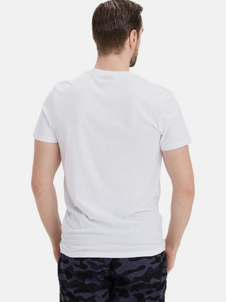 Sam 73 Weißes Herren-T-Shirt SAM 73