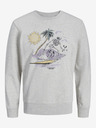 Jack & Jones Hellgraues Jack & Jones Zion Sweatshirt für Herren