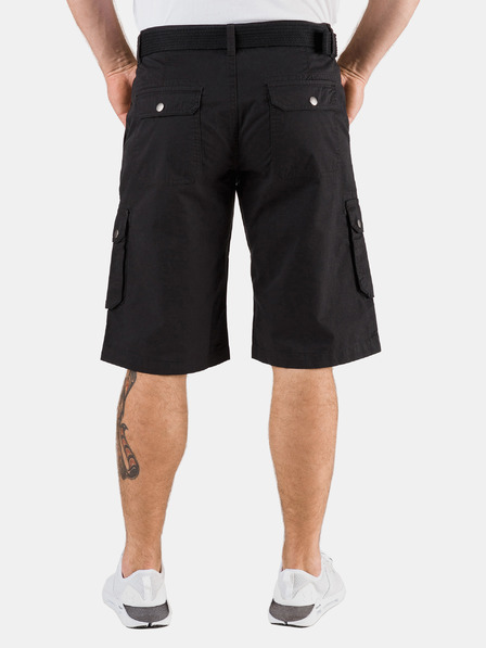 Sam 73 Schwarze Herrenshorts mit Taschen SAM 73