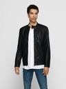 ONLY & SONS Schwarze Herren Lederjacke ONLY & SONS Sal