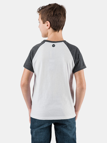 Sam 73 Weißes bedrucktes T-Shirt für Jungen SAM 73