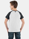 Sam 73 Schwarz-weißes T-Shirt für Jungen mit SAM 73-Aufdruck