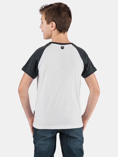 Sam 73 Schwarz-weißes T-Shirt für Jungen mit SAM 73-Aufdruck