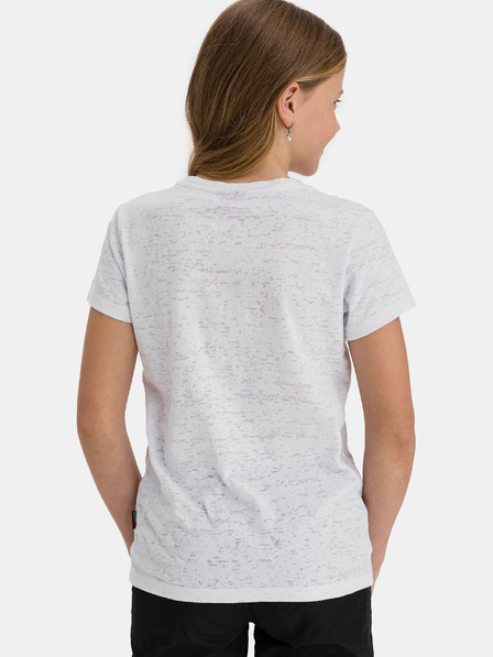 Sam 73 Weißes Mädchen-T-Shirt mit SAM 73-Aufdruck