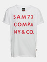 Sam 73 Weißes Mädchen-T-Shirt mit SAM 73-Aufdruck