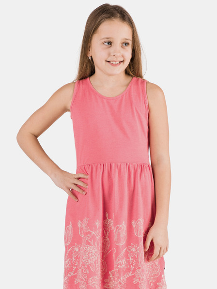 Sam 73 Rosa Mädchen-Blumenkleid SAM 73
