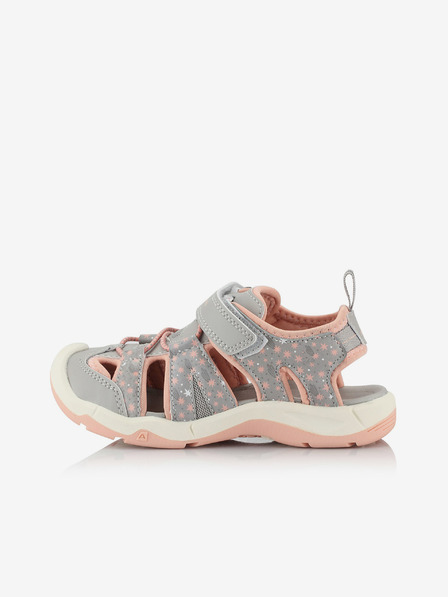 ALPINE PRO Graue Mädchen-Outdoor-Sandalen ALPINE PRO GROBO
