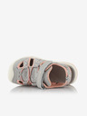 ALPINE PRO Graue Mädchen-Outdoor-Sandalen ALPINE PRO GROBO