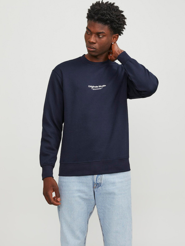 Jack & Jones Dunkelblauer Jack & Jones Vesterbro Kapuzenpullover für Herren
