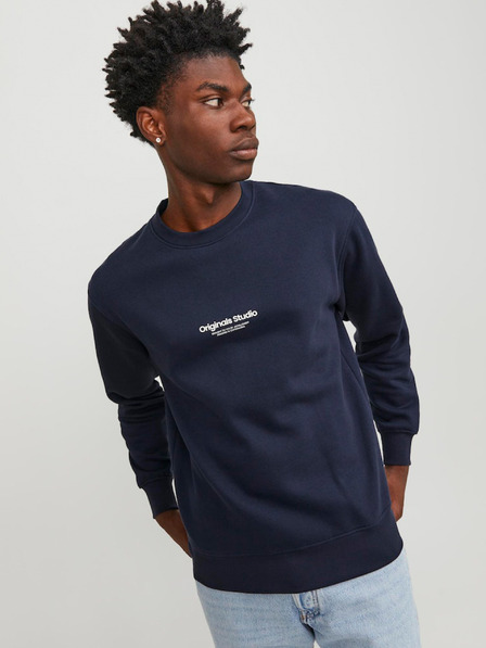Jack & Jones Dunkelblauer Jack & Jones Vesterbro Kapuzenpullover für Herren
