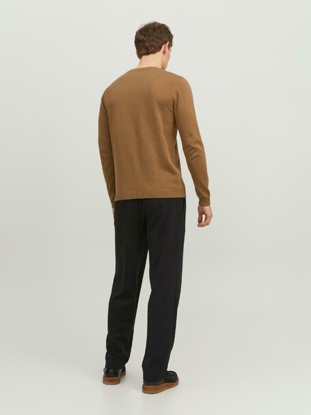 Jack & Jones Brauner Jack & Jones Basic-Pullover für Herren