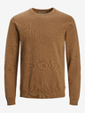 Jack & Jones Brauner Jack & Jones Basic-Pullover für Herren