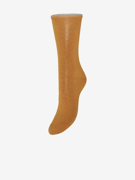 Vero Moda Orange gemusterte Damensocken VERO MODA Hello