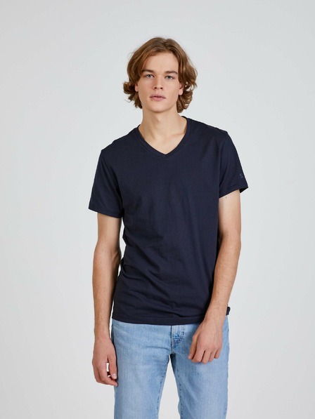 Sam 73 Dunkelblaues Herren-T-Shirt SAM 73 Blane