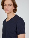 Sam 73 Dunkelblaues Herren-T-Shirt SAM 73 Blane