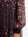 Desigual Burgunderfarbenes geblümtes Damenkleid Desigual Duque