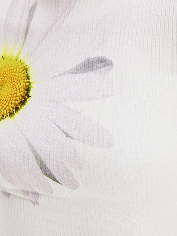 Desigual Desigual Margaritas weißes geblümtes Kleid für Damen