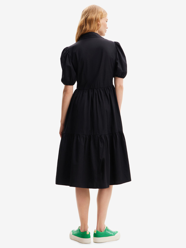 Desigual Schwarzes Desigual Calgary Damenkleid