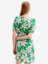Desigual Desigual Nashville weiß-grünes geblümtes Damenkleid