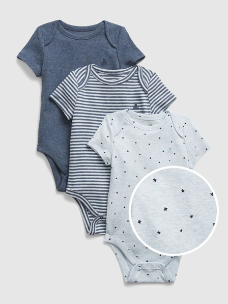 GAP Baby-Body aus Bio-Baumwolle, 3er-Pack GAP