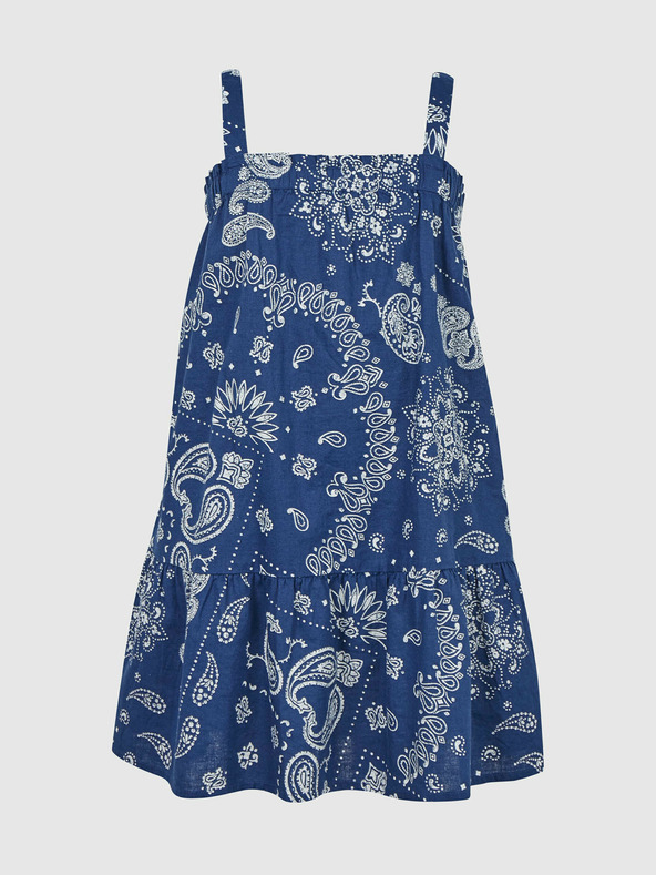 GAP Gemustertes Kinderkleid aus Leinen GAP