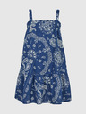 GAP Gemustertes Kinderkleid aus Leinen GAP
