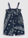 GAP Baby Gemusterter Leinen-Overall GAP