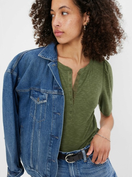 GAP T-Shirt mit drapierten Ärmeln GAP
